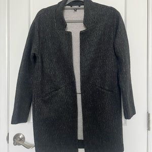 Express oversized jacket- charcoal - XS